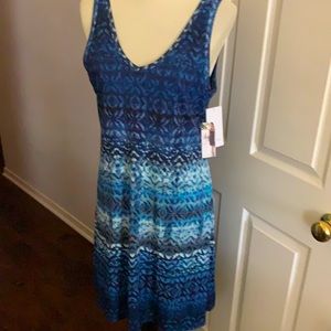Karen Kane Aquamarine Bridgette Print Dress